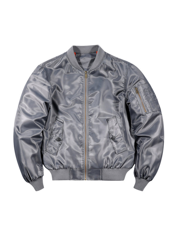 Baseball Collar Mens Air Force Pilot Unisex Men’s Jacket