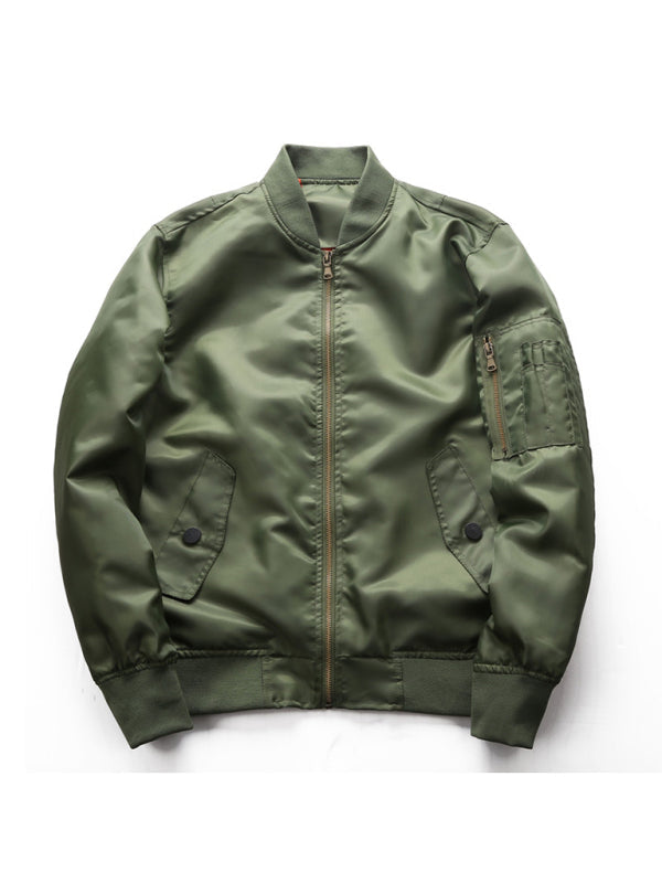 Baseball Collar Mens Air Force Pilot Unisex Men’s Jacket