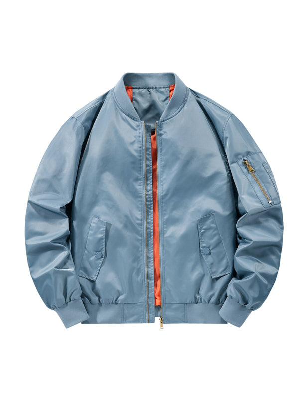 Baseball Collar Mens Air Force Pilot Unisex Men’s Jacket