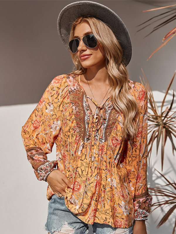 Bohemian Paisley Women’s Blouse