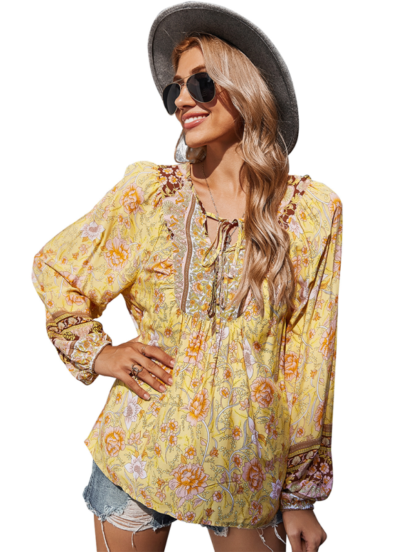 Bohemian Paisley Women’s Blouse