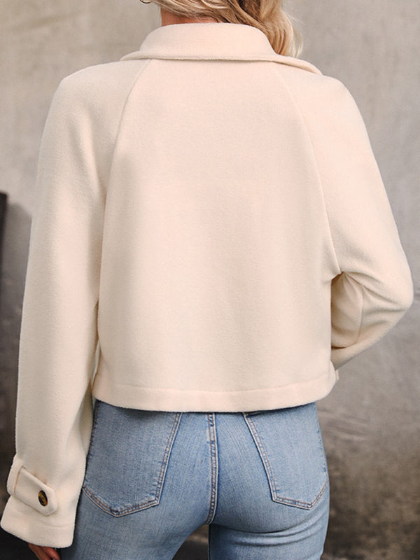 Fashion women’s new solid color short jacket