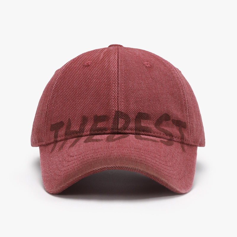Graffiti letters fashion all-match cap outdoor curved brim soft top baseball cap - Red / FREESIZE