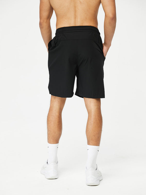 Men’s breathable loose version quick-drying running training shorts