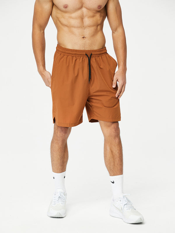 Men’s breathable loose version quick-drying running training shorts
