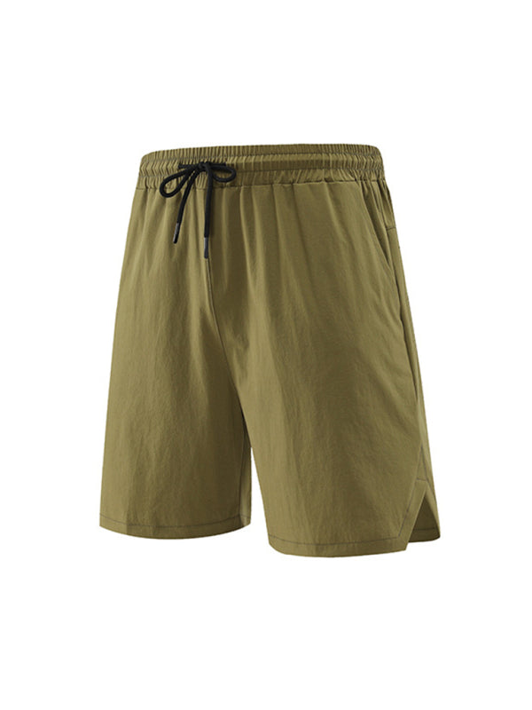 Men’s breathable loose version quick-drying running training shorts