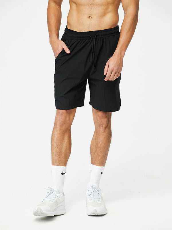 Men’s breathable loose version quick-drying running training shorts