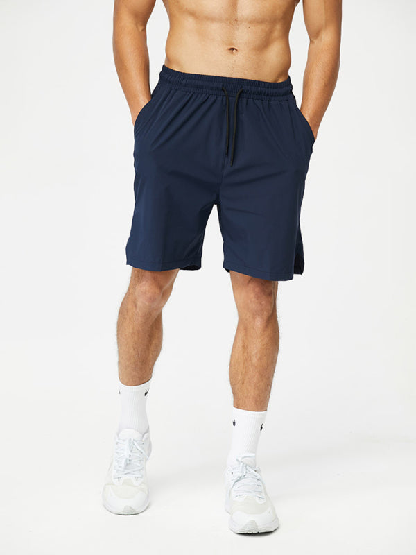 Men’s breathable loose version quick-drying running training shorts