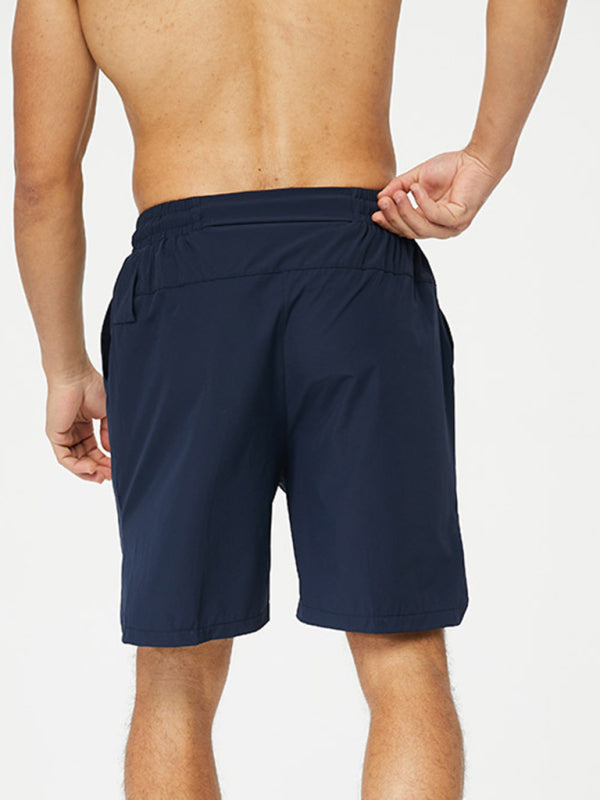 Men’s breathable loose version quick-drying running training shorts