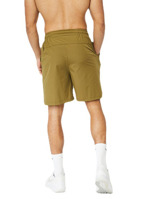 Men’s breathable loose version quick-drying running training shorts