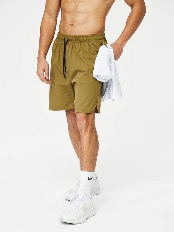 Men’s breathable loose version quick-drying running training shorts