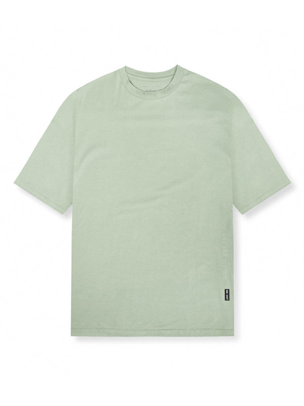 Men’s knitted casual sports round neck short-sleeved quick-drying T-shirt