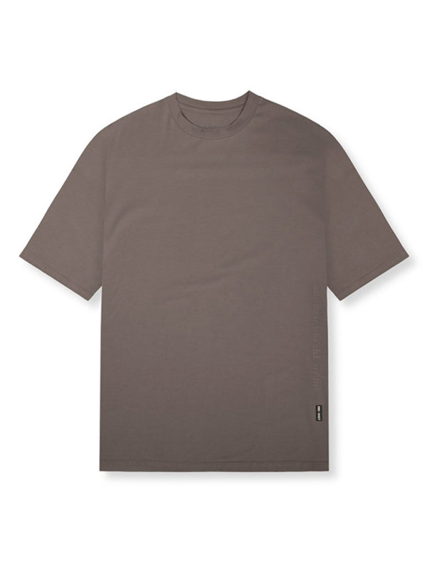 Men’s knitted casual sports round neck short-sleeved quick-drying T-shirt