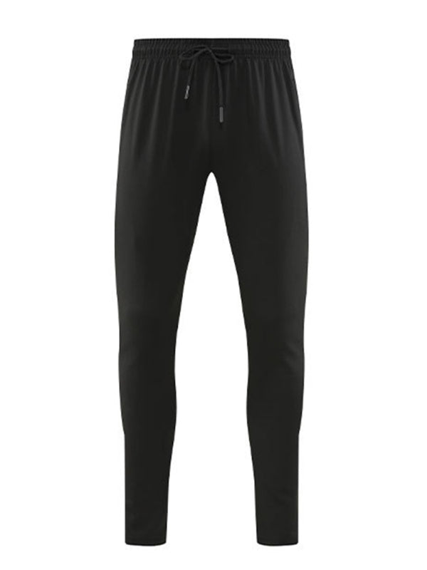 Men’s quick-drying elastic outdoor casual running fitness training trousers