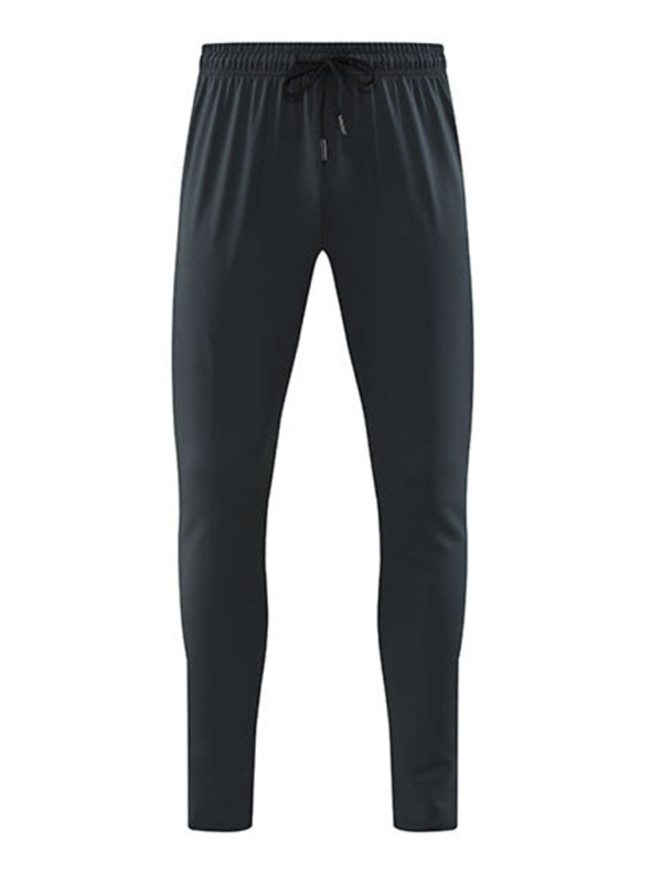 Men’s quick-drying elastic outdoor casual running fitness training trousers