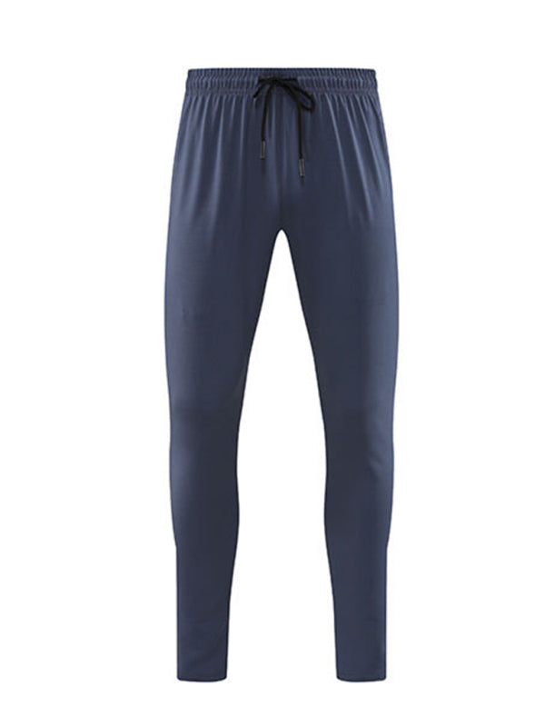 Men’s quick-drying elastic outdoor casual running fitness training trousers