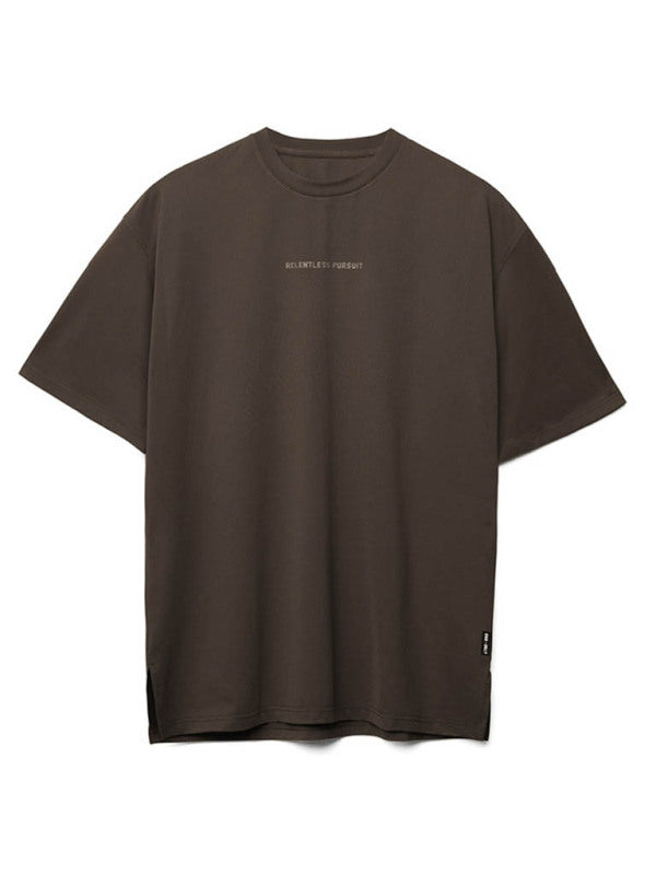 Men’s round neck short-sleeved solid color quick-drying all-match sports T-shirt
