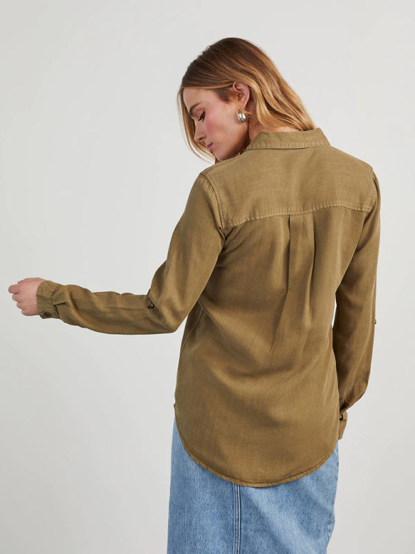 New casual lapel single-breasted women’s long-sleeved denim
