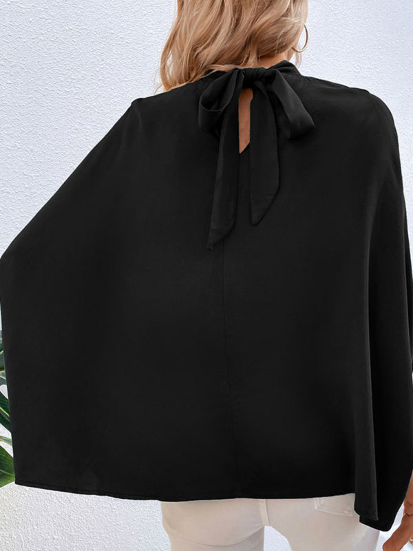 New fashion women’s temperament solid color shirt
