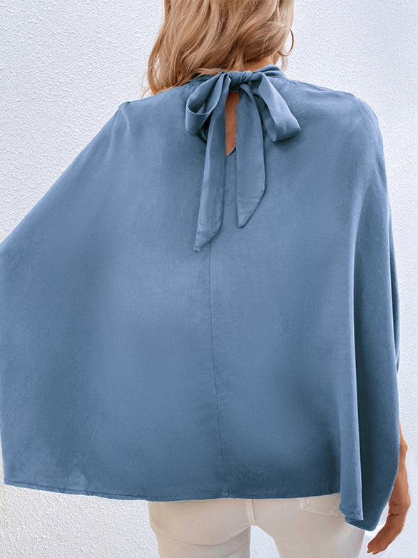 New fashion women’s temperament solid color shirt