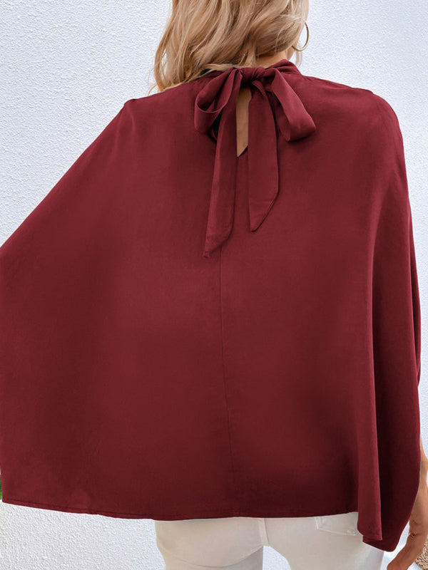 New fashion women’s temperament solid color shirt