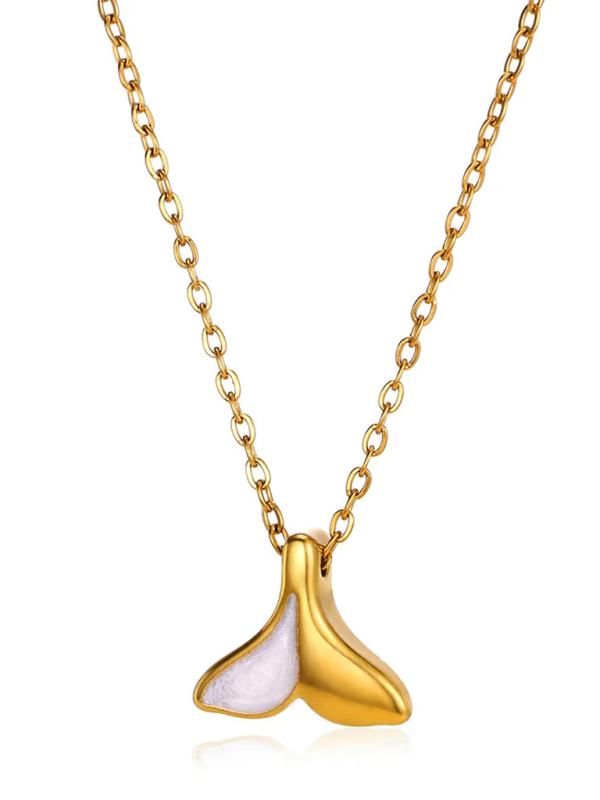 New Ocean Series Accessories Fashionable and Versatile Necklace Jewelry - Golden / FREESIZE