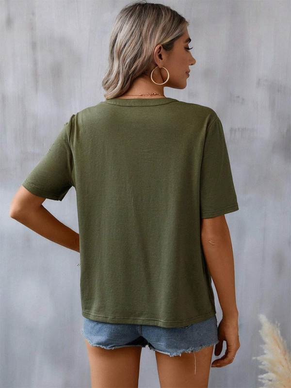 New women’s fashion embroidery stitching lace top