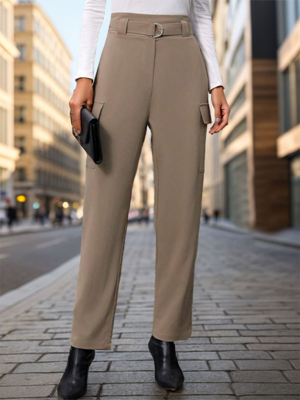 New women’s lace-up commuter pocket trousers