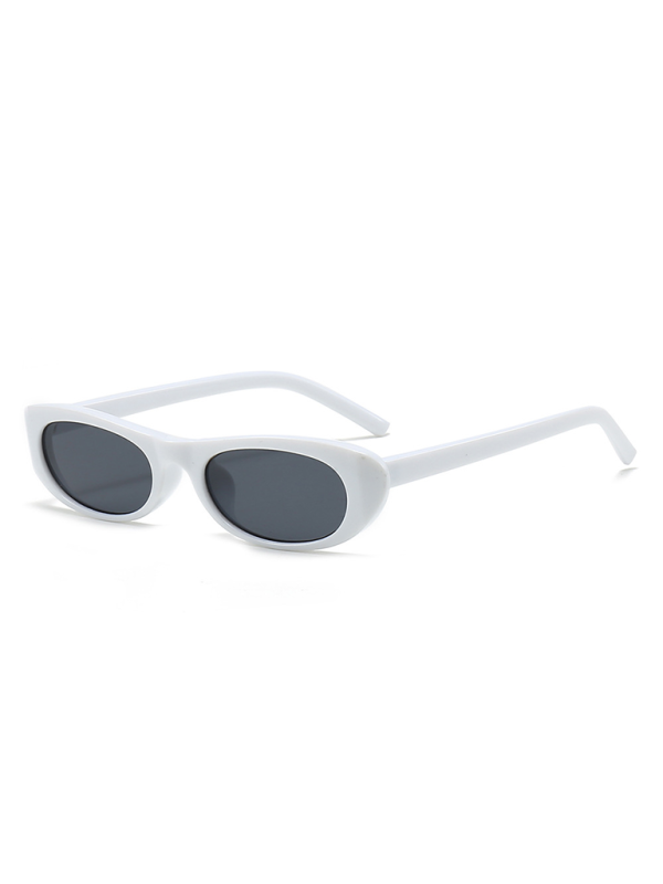 New women’s oval sunglasses fashionable and versatile macaron color sunglasses