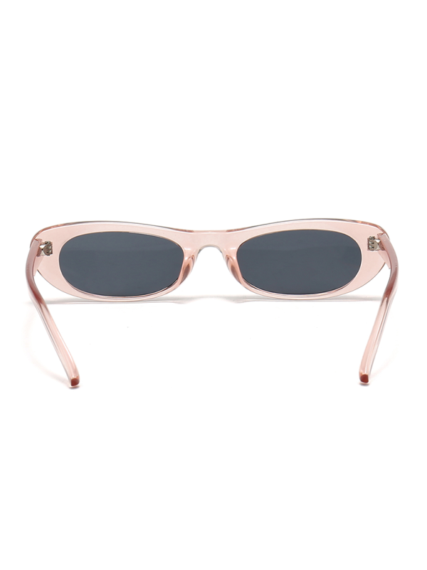 New women’s oval sunglasses fashionable and versatile macaron color sunglasses