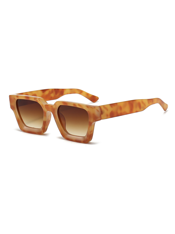 New women’s thick frame sunglasses trendy square frame sunglasses
