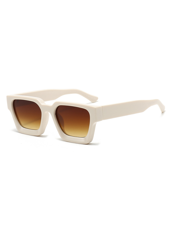 New women’s thick frame sunglasses trendy square frame sunglasses - Pattern6 / FREESIZE