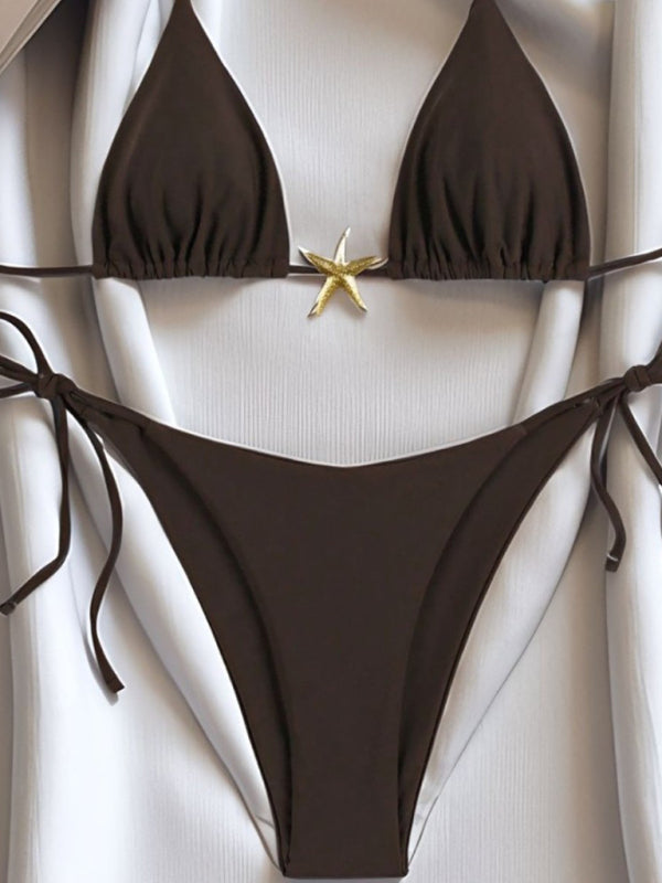 Sexy starfish strappy bikini