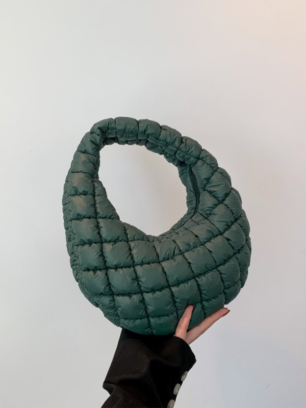Simple dumpling bag handbag - Green / FREESIZE