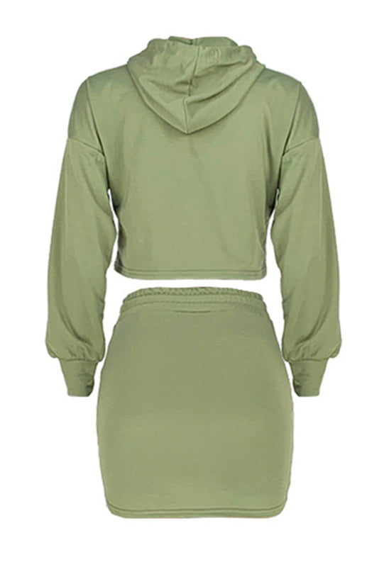 Women’S Casual Sports Sweater Suit Skirt