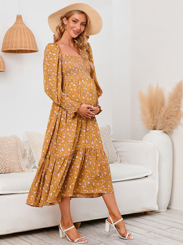 Women’s chiffon dress small floral dresses
