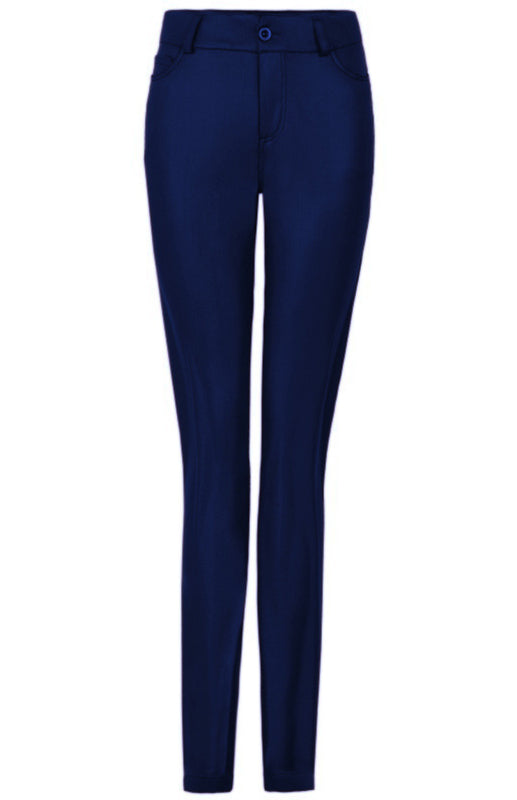 Women’s Fashion Pu Leather Feet Trousers