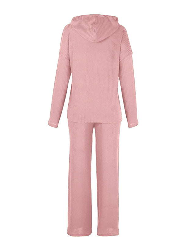 Women’s Long Sleeve Loose Hooded Casual Suit