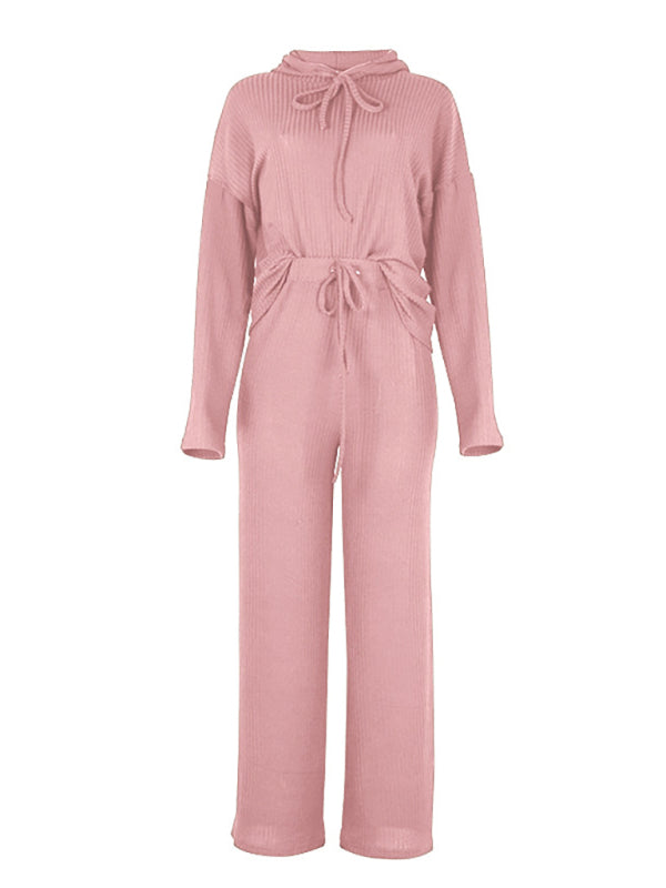 Women’s Long Sleeve Loose Hooded Casual Suit