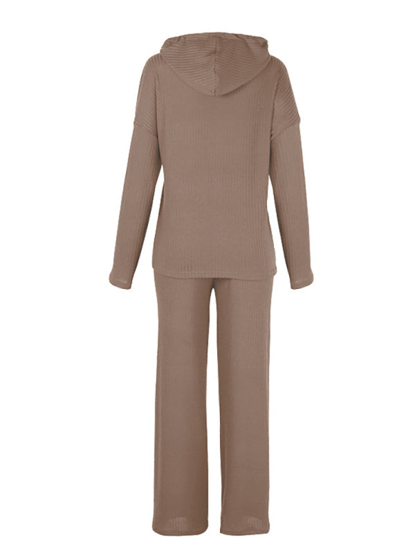 Women’s Long Sleeve Loose Hooded Casual Suit