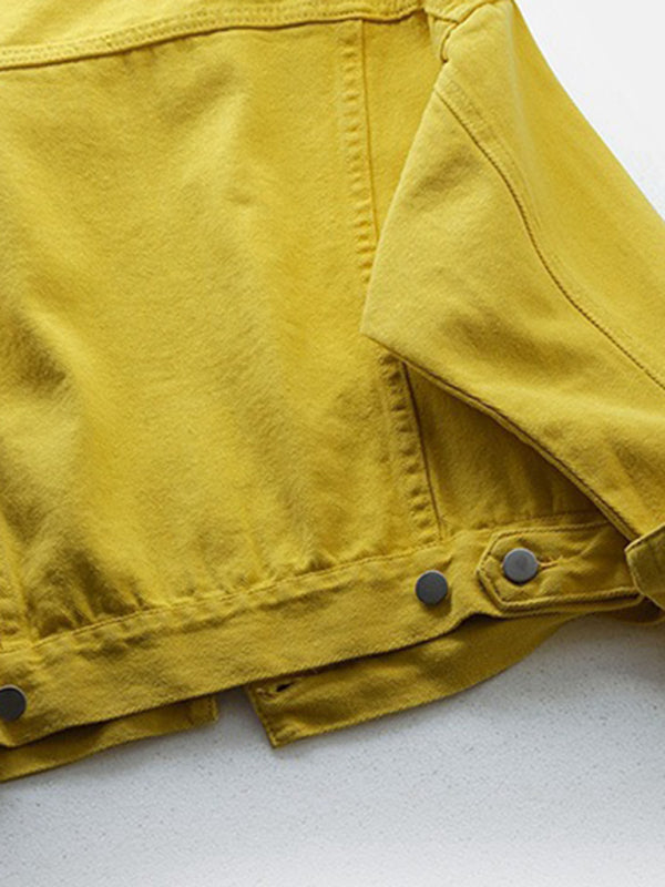 Women’s New Colorful Large Size Denim Jacket