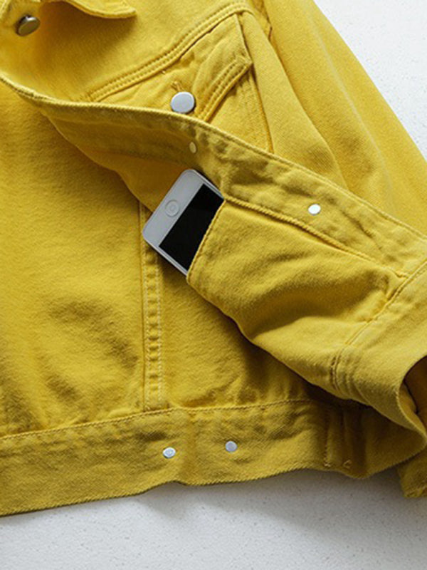 Women’s New Colorful Large Size Denim Jacket