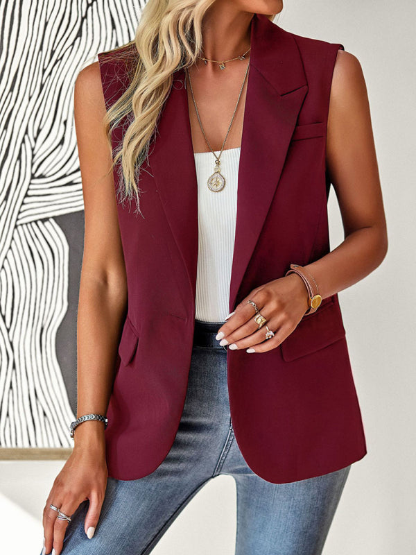 Women’s OL temperament commuting suit vest