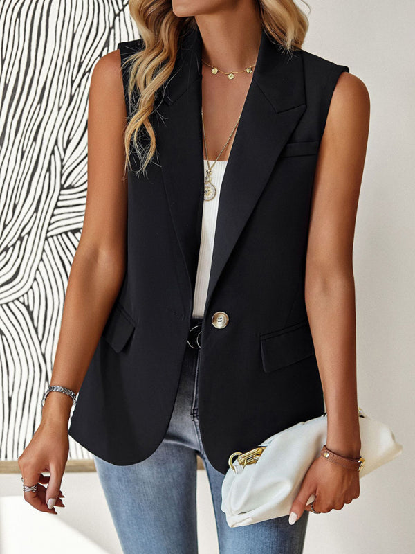 Women’s OL temperament commuting suit vest