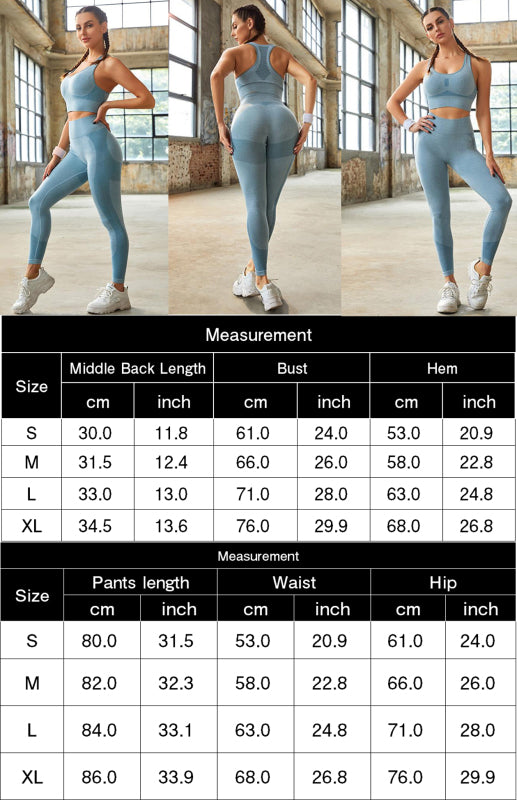 Women’s Seamless Mesh Quick Dry Bra Yoga Set