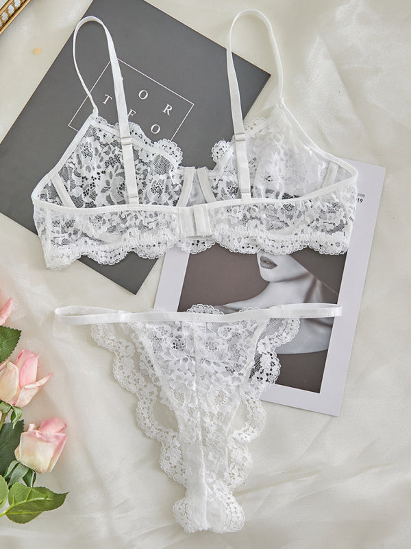 Women’s sexy lace see-through sexy lingerie sets