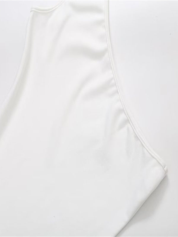 Women’s sexy puffy princess skirt one shoulder patchwork mini dress