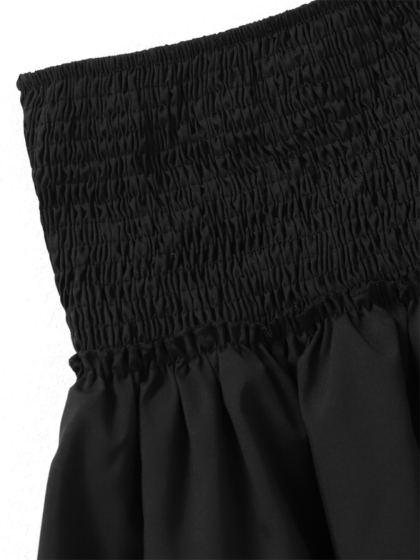 Women’s skirt pleated skirt ruffled printed skirt fashionable floral short skirt