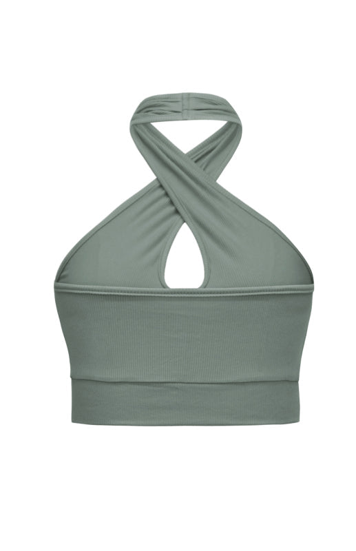 Women’s Solid Color Sexy Women’s Halter Tank Top